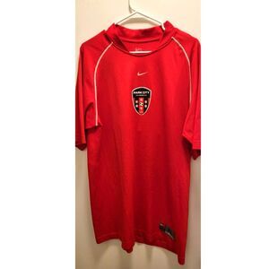 Vintage NIKE Soccer Jersey Park City S.C. 1994 Red Size XL